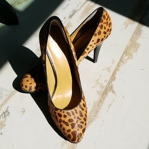 2 for $30 - Cheetah pattern Nine West Heels